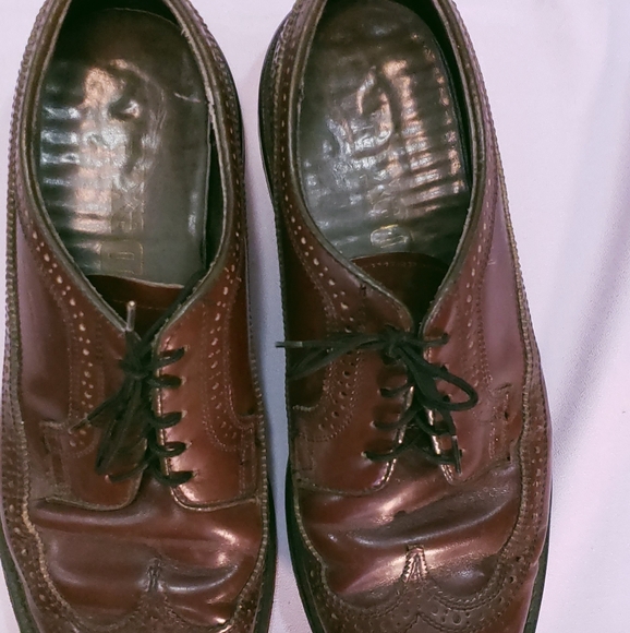 Vintage 80s Dexter Longwing Wingtip marked 9.5C - Picture 4 of 6